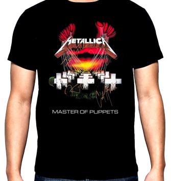 Metallica, Master of puppets, men's  t-shirt, 100% cotton, S to 5XL